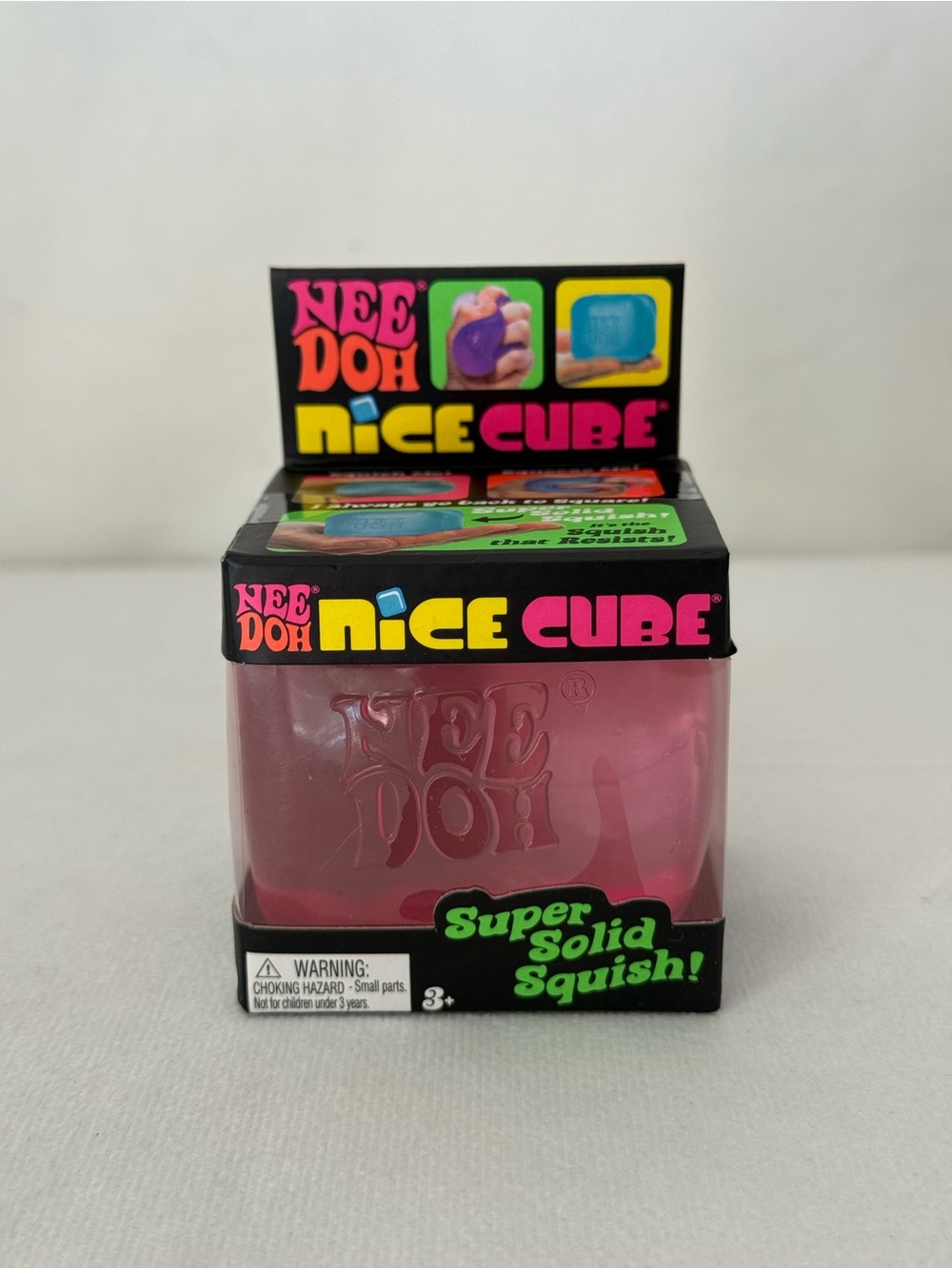 NeeDoh Nice Cube Squishy Pink